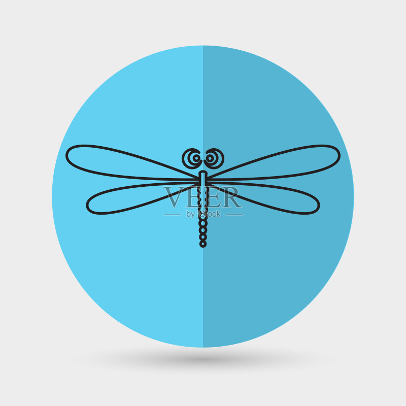 蜻蜓图标图标素材