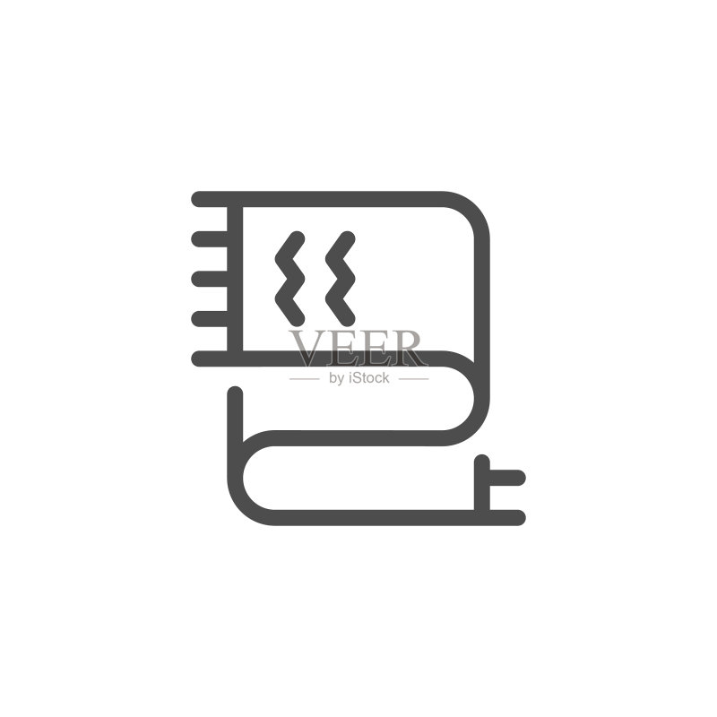 围巾线条图标图标素材