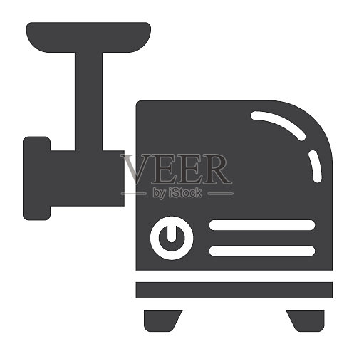 绞肉机实体图标家用电器图标素材