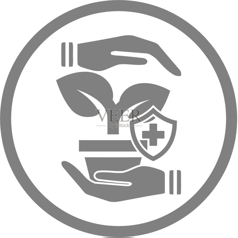 保险业务保障图标素材