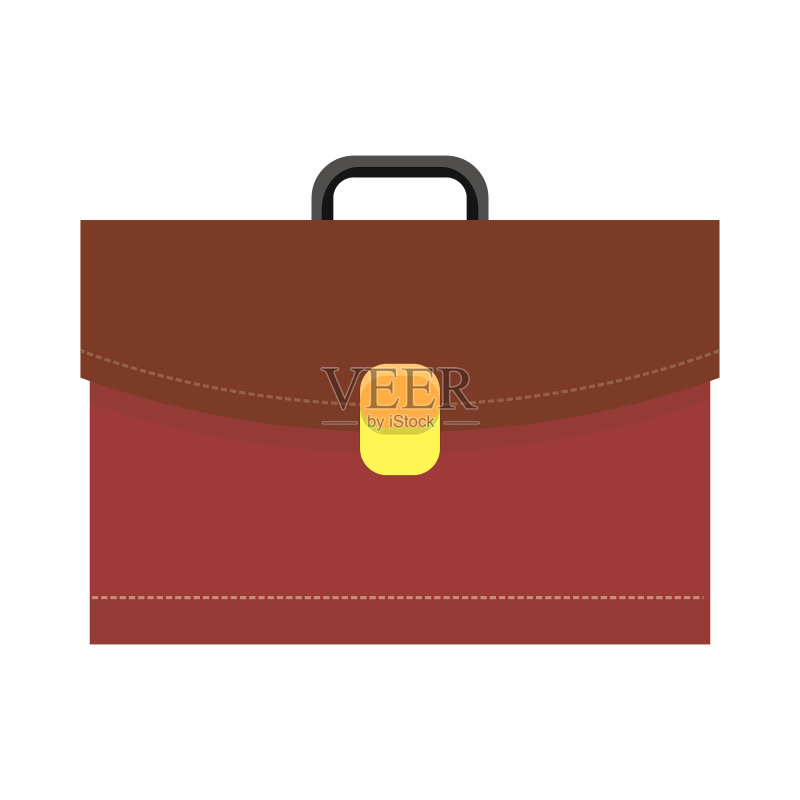 皮革公文包Logo图标图标素材