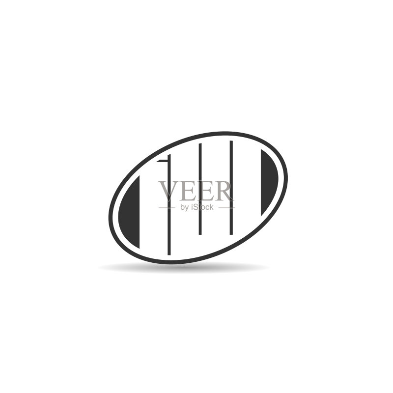 IW Logo模板设计首字母图标素材