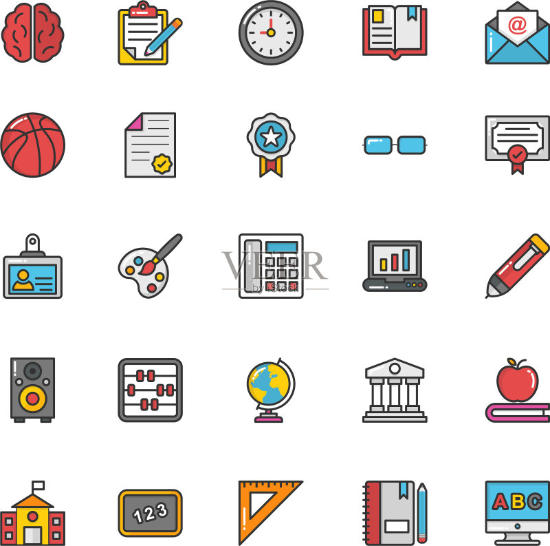 教育图标图标素材