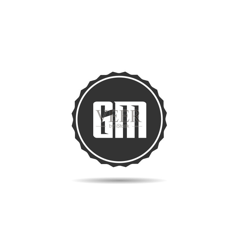 字母GM标志设计模板图标素材