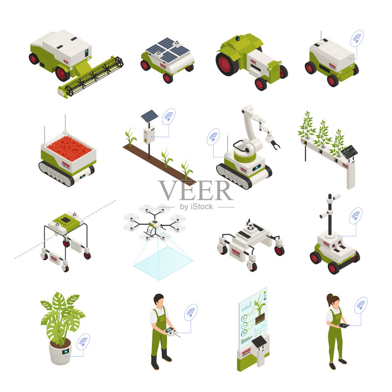 智能农业图标合集图标素材
