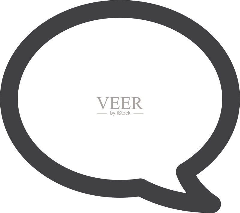消息云扁平图标符号图标素材