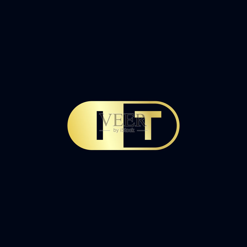 首字母IT Logo模板设计图标素材