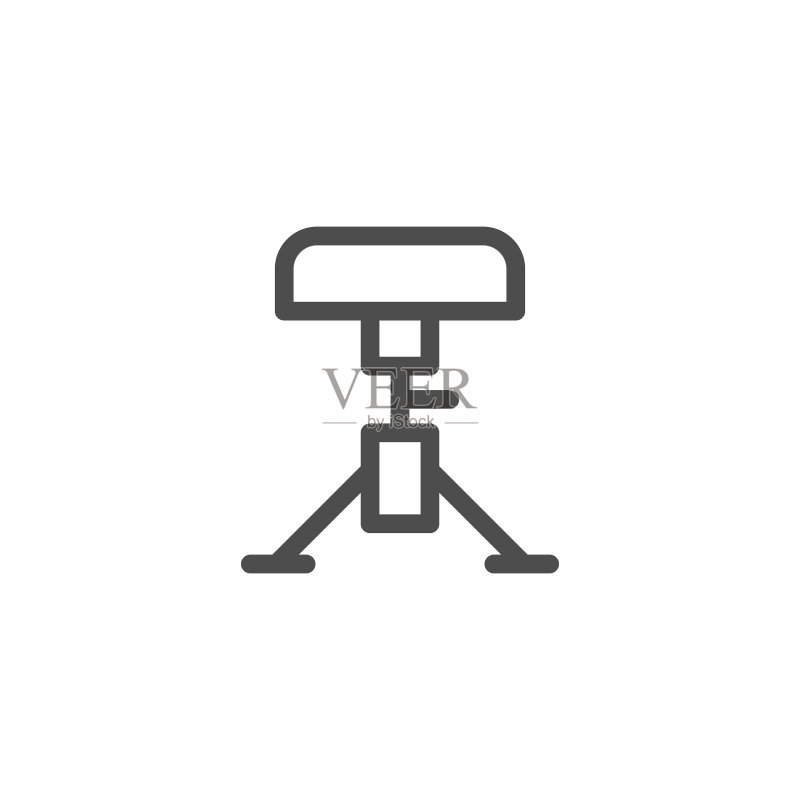 鼓凳线条图标图标素材