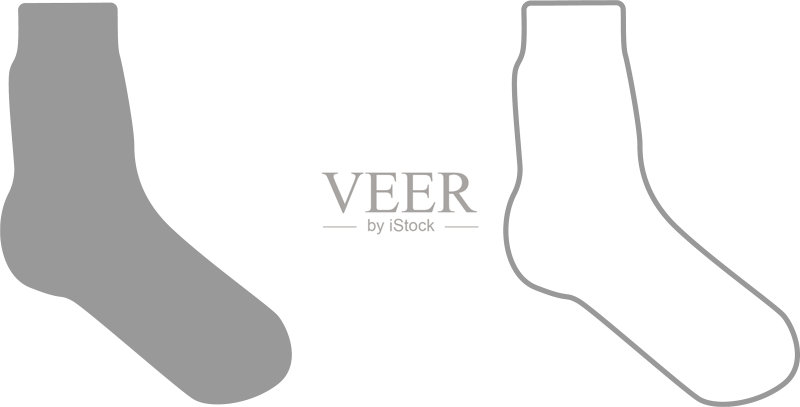 黑色袜子图标图标素材