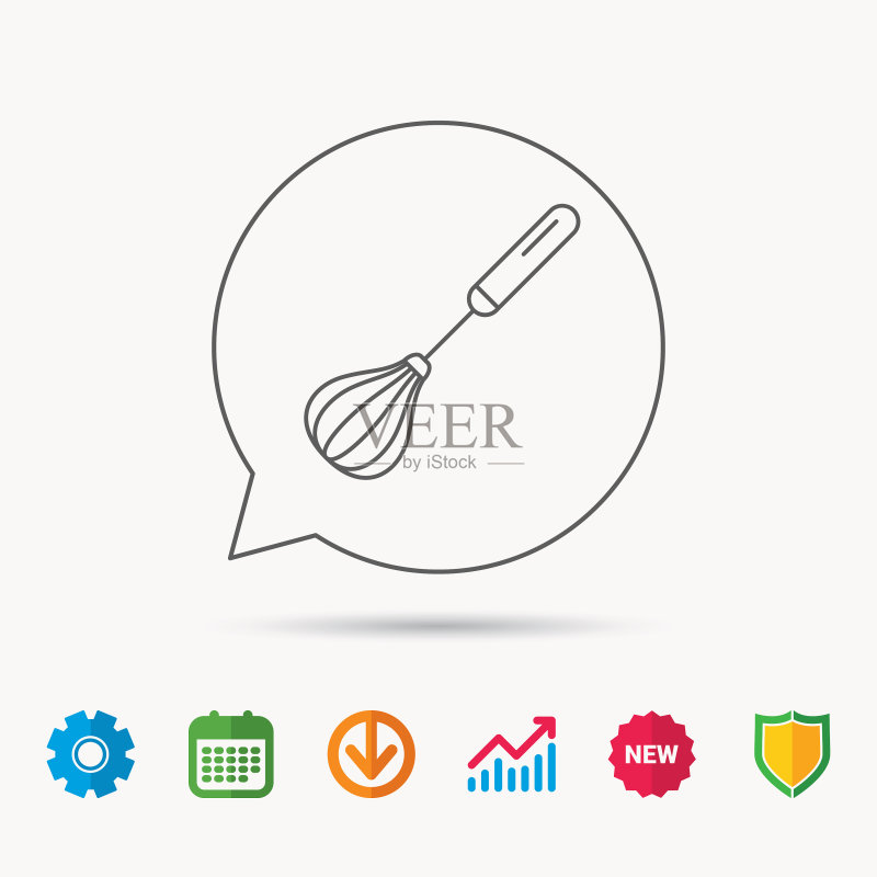 厨房用具搅拌器图标图标素材