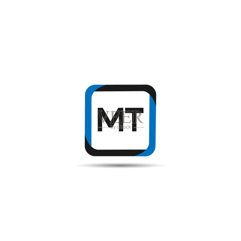 字母MT标志设计模板图标素材