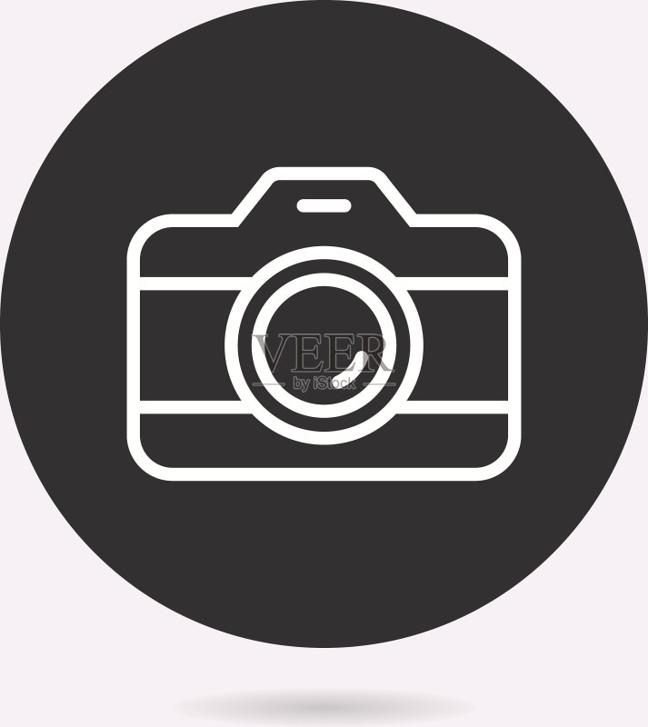 照片图标:简约图标素材