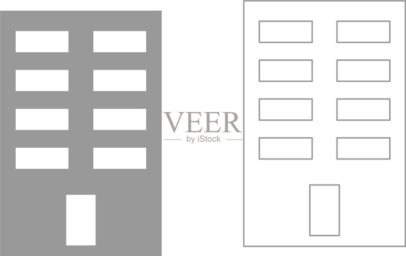 建筑图标图标素材