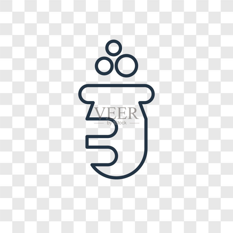 试管概念线性图标隔离图标素材
