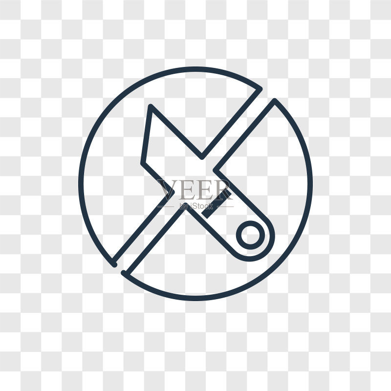 相机概念线性图标照片图标素材