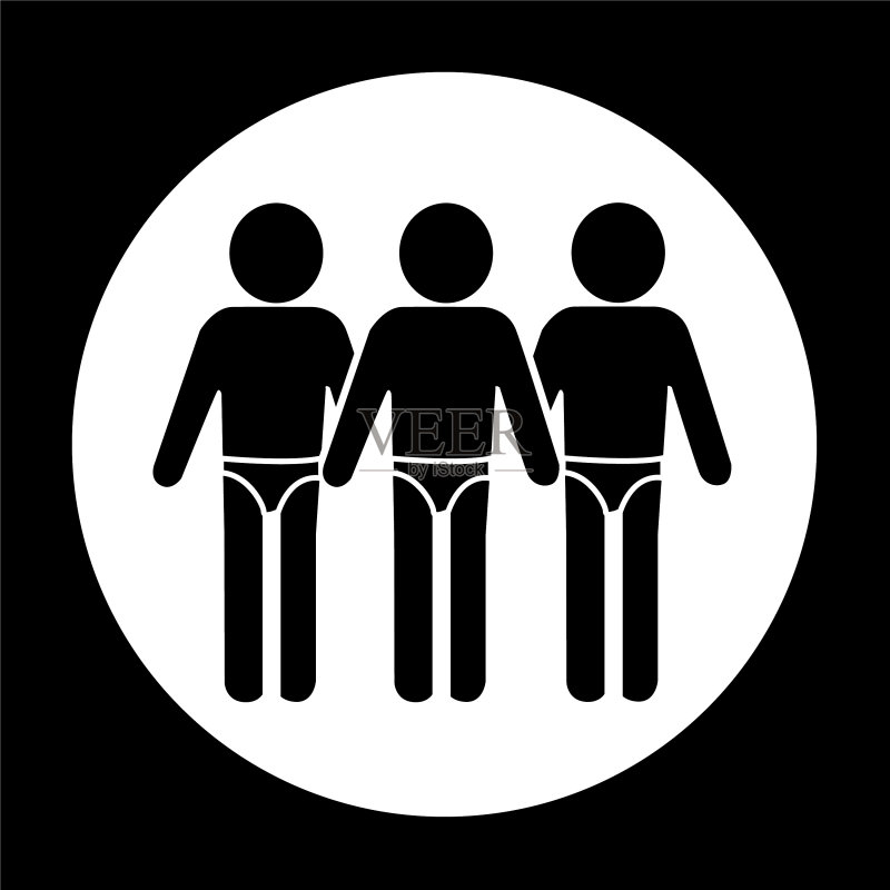泳衣人物图标图标素材