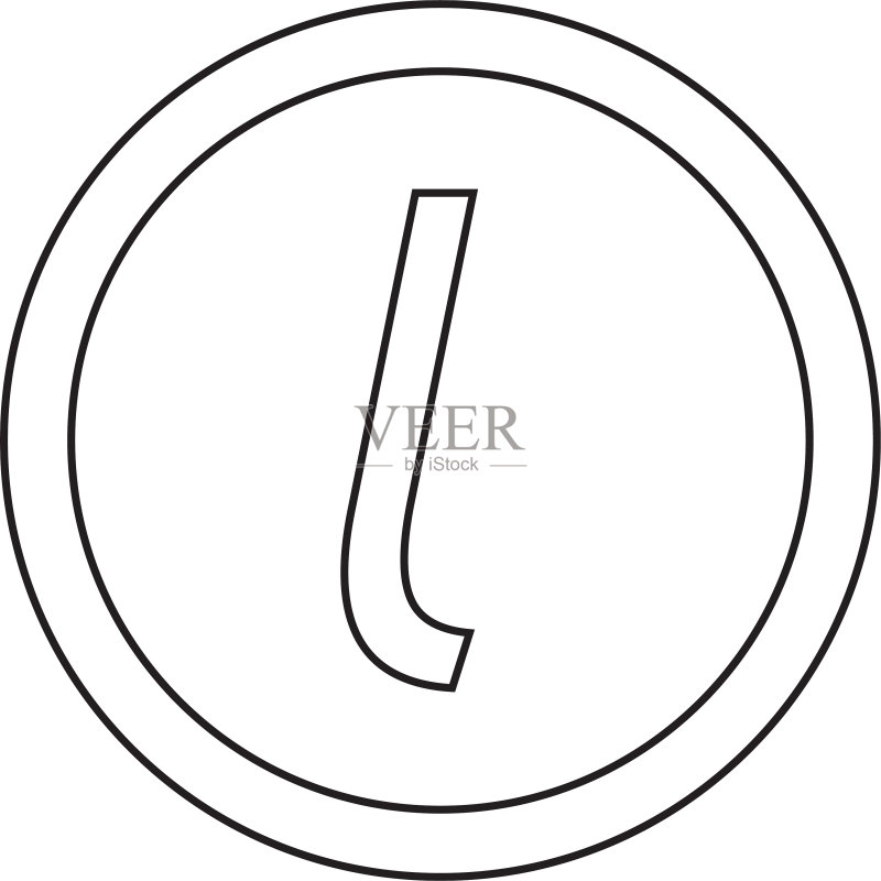 基础字体字母L图标设计图标素材