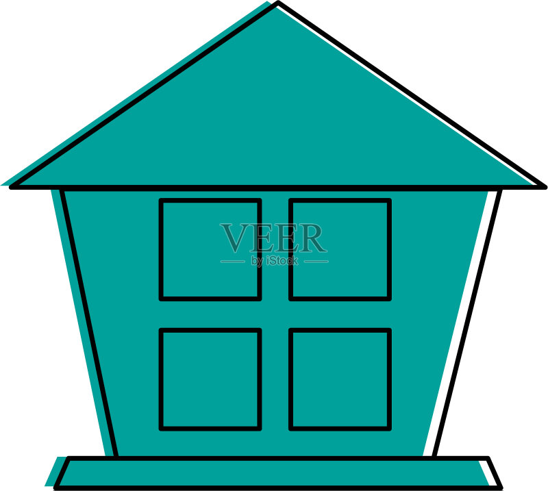 房屋或住宅象形图图标图标素材