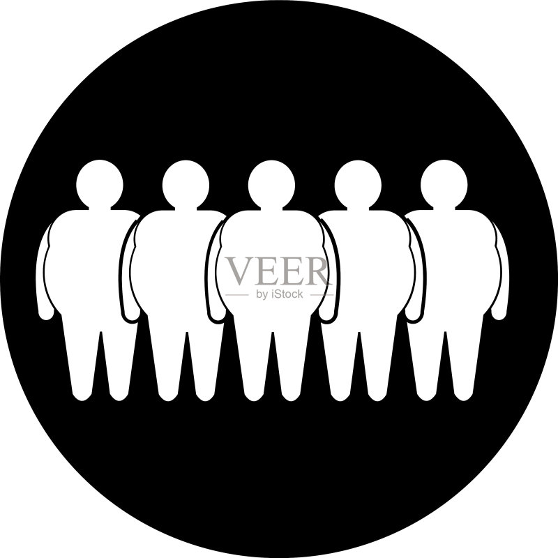 胖人图标图标素材