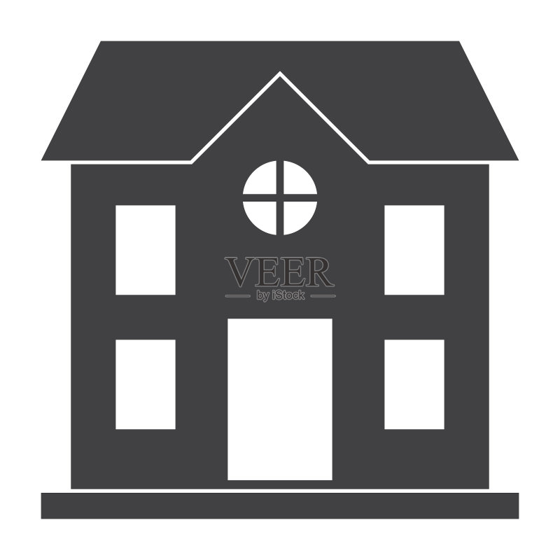 学校建筑图标图标素材