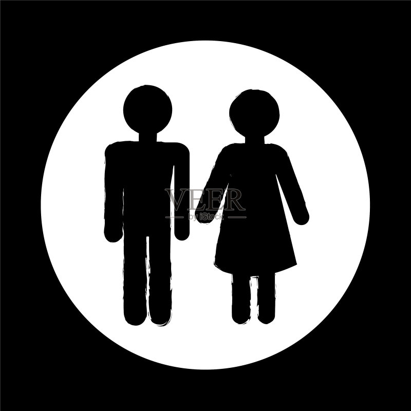 男人和女人人物图标图标素材
