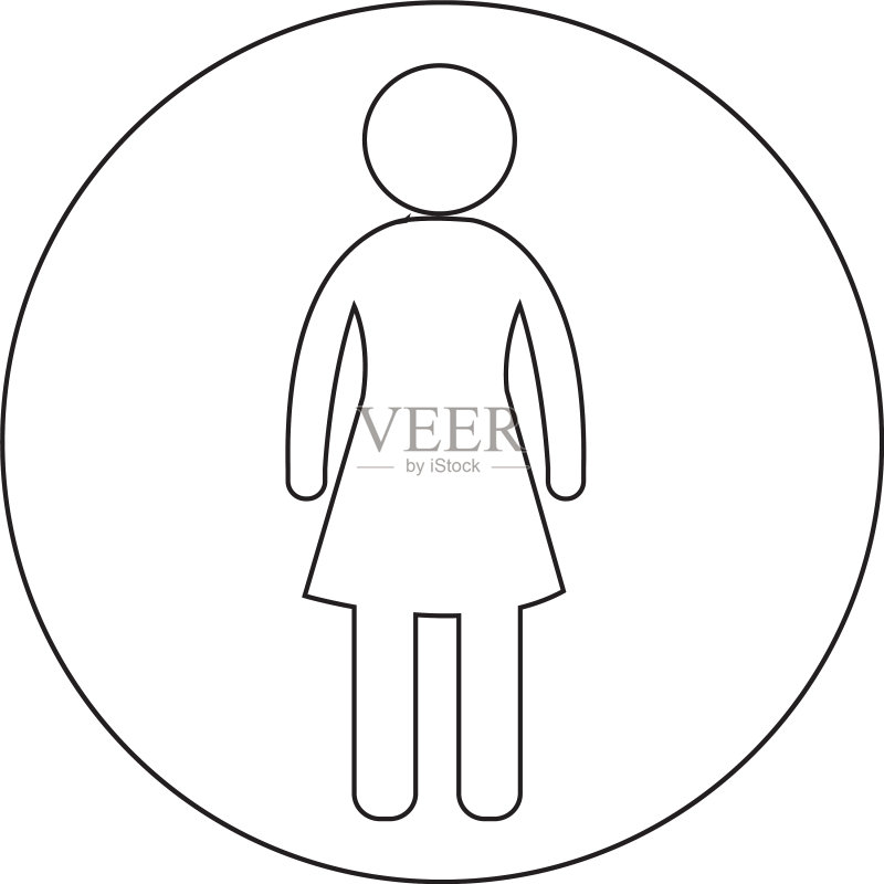 女性图标图标素材