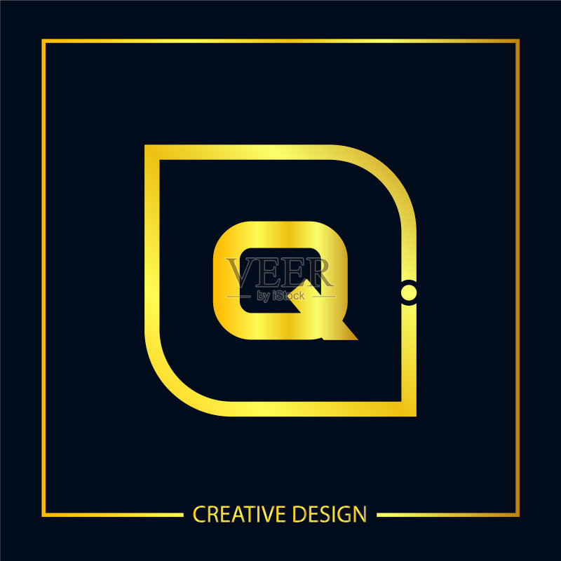 字母Q Logo模板设计图标素材