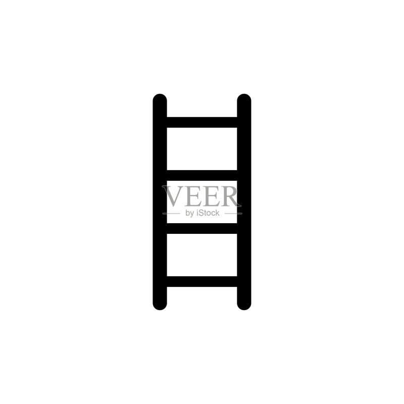 梯子图标矢量插图模板设计图标素材