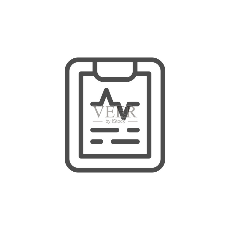 心电图线条图标图标素材