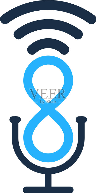 无限循环播客logo图标设计图标素材