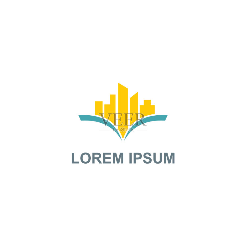 城市景观建筑Logo图标素材