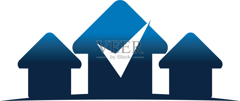 房地产中心解决方案图标素材