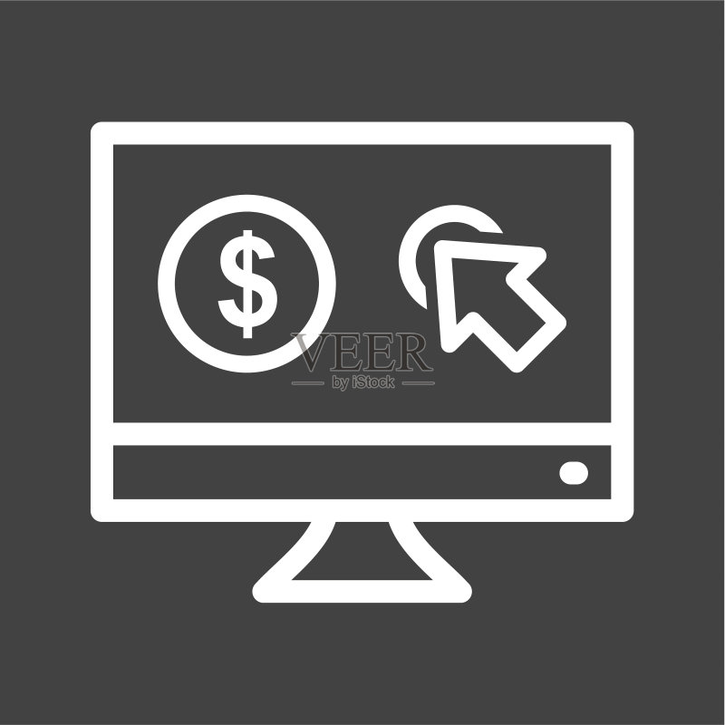 支付每点击图标素材