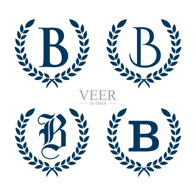 字母B图标素材