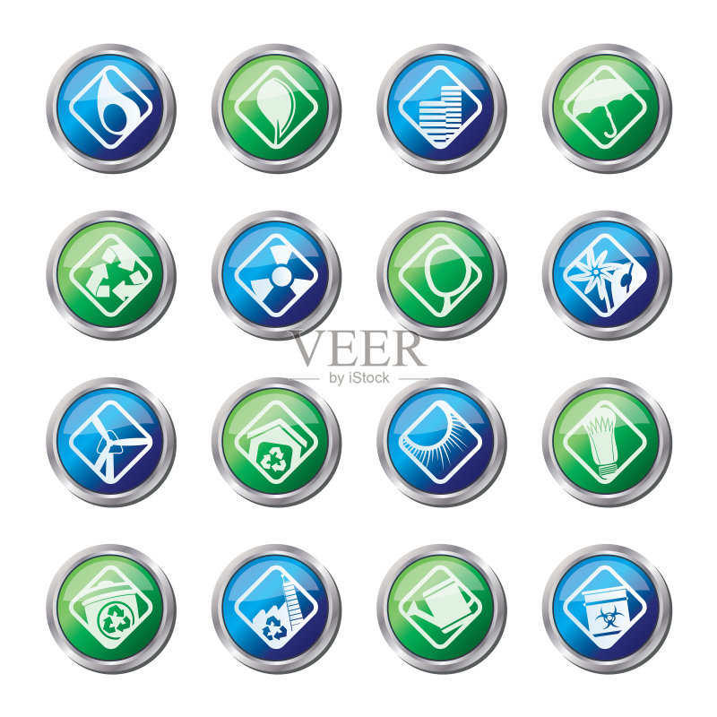 生态图标Web应用套装图标素材