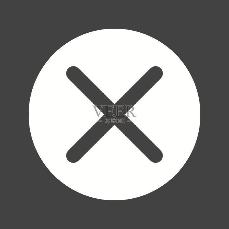 禁止通行图标素材