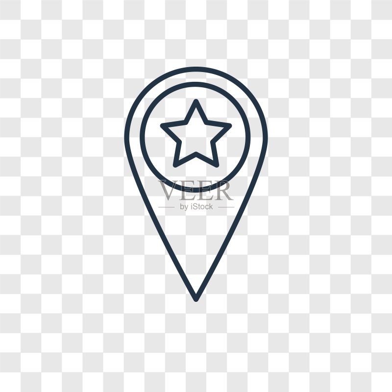 占位符概念线性图标图标素材