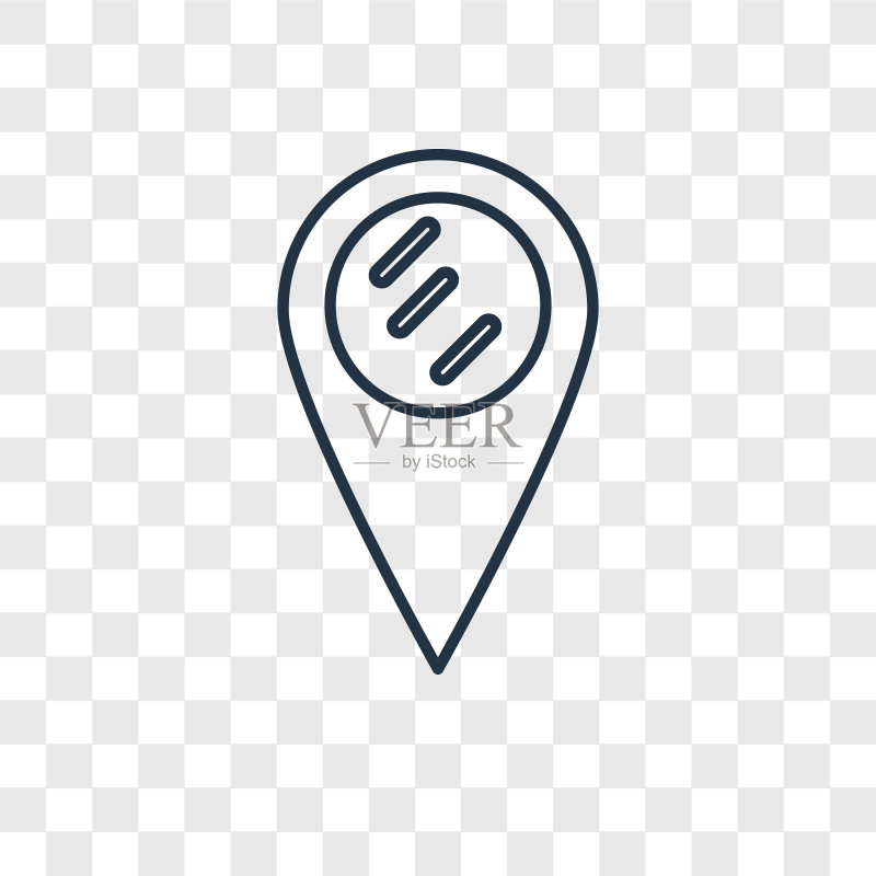 占位符概念线性图标图标素材