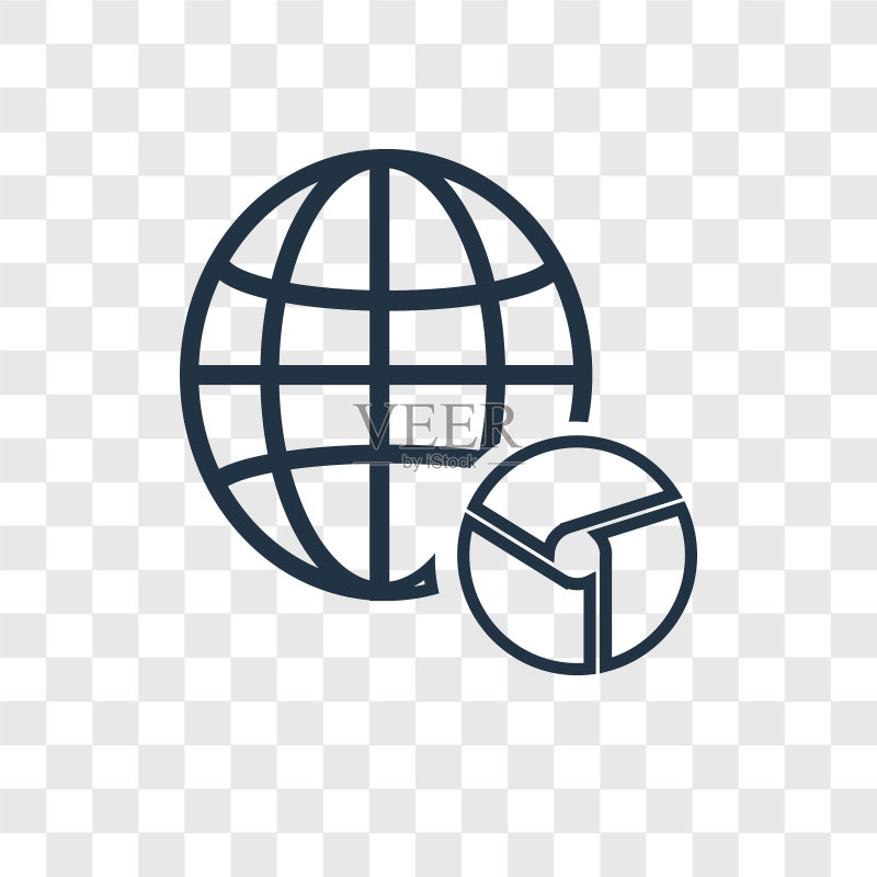 浏览器概念线性图标图标素材