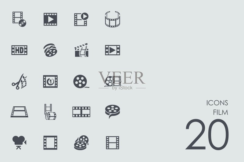电影图标合集图标素材