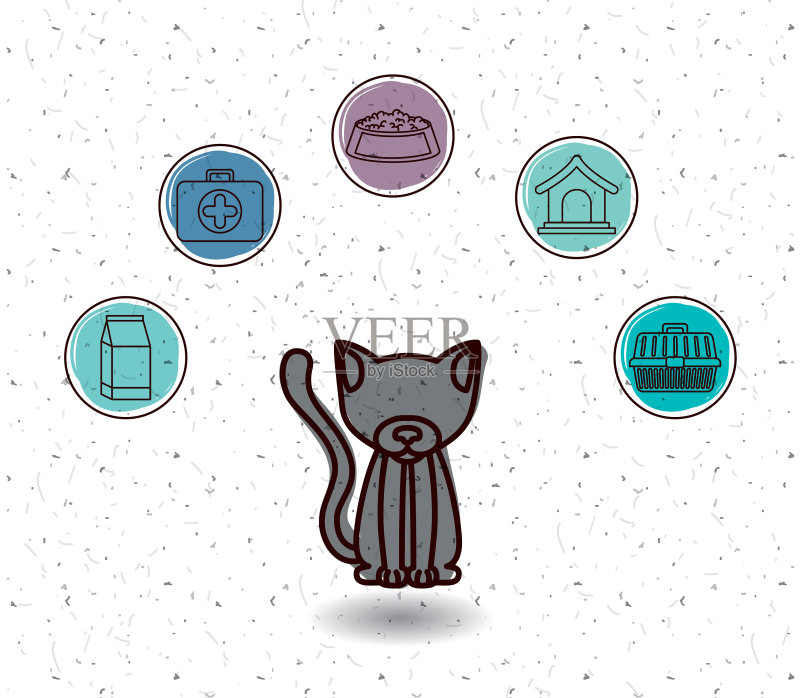 猫和宠物图标设计图标素材