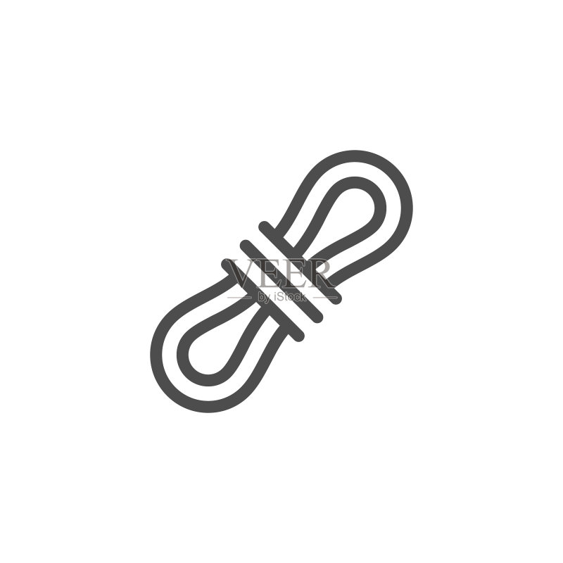 绳索线条图标图标素材