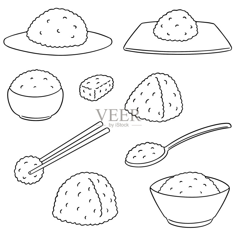 大米合集图标素材