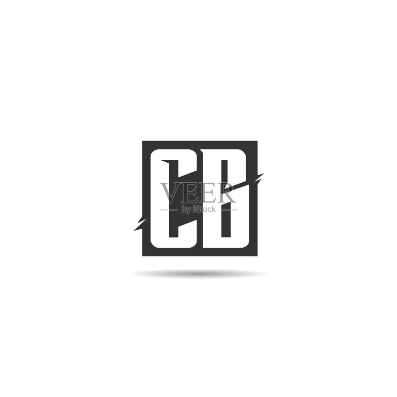 CB首字母标志设计模板图标素材
