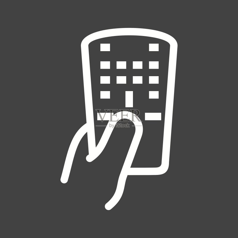 手持遥控器图标素材