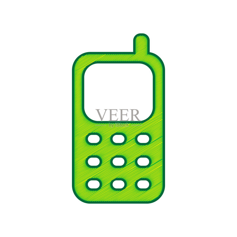 手机标志柠檬涂鸦图标图标素材