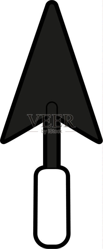 小铲子工具图标素材