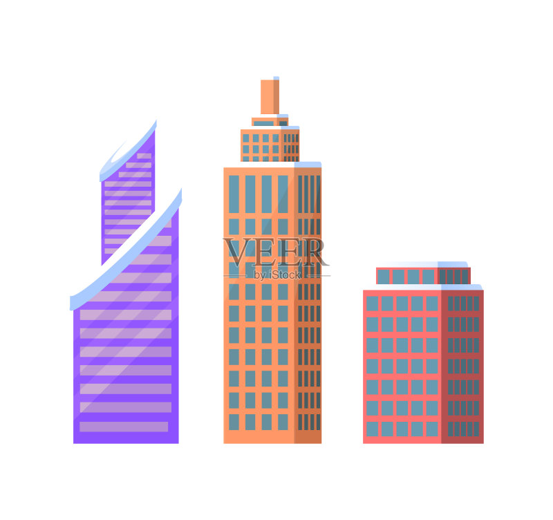 城市建筑图标合集图标素材