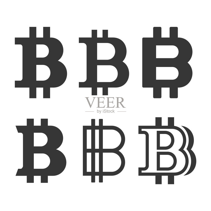 比特币符号图标集图标素材