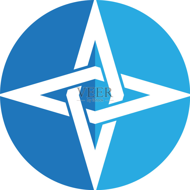 指南针logo模板图标素材